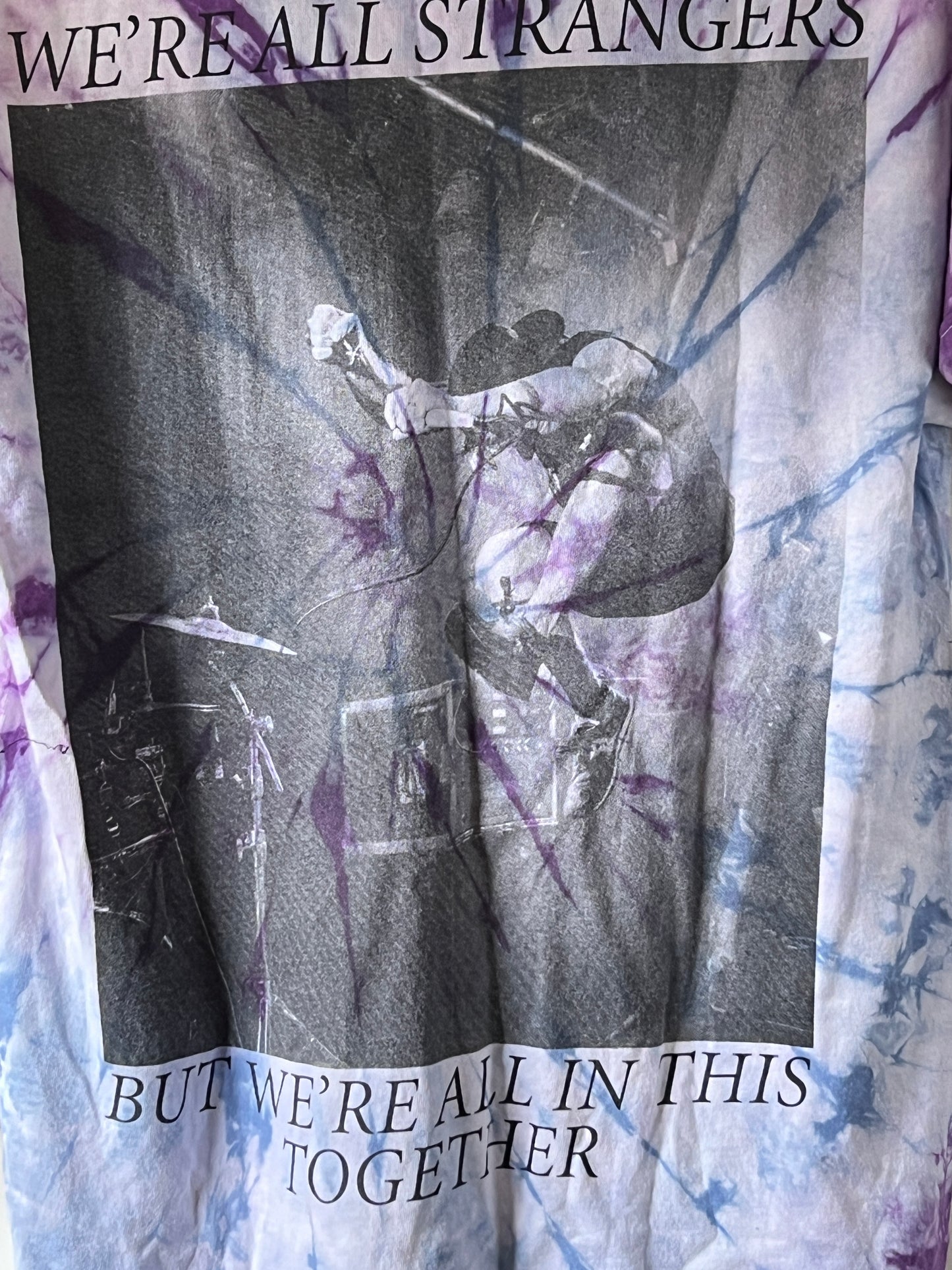 Funeral for a Friend 2014 limited edition tie dye We’re all Strangers rock band t shirt