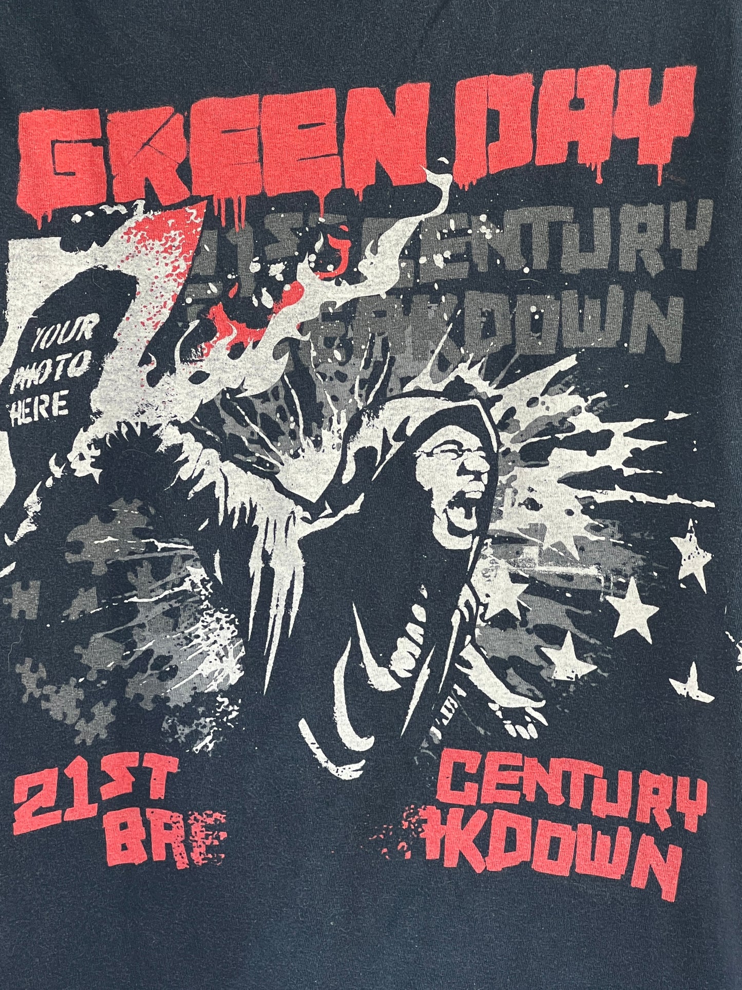 Vintage Green Day 21st century breakdown punk rock band t shirt