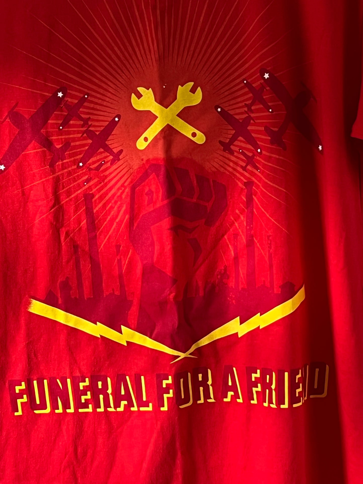 Funeral for a Friend red rock band t shirt sz M